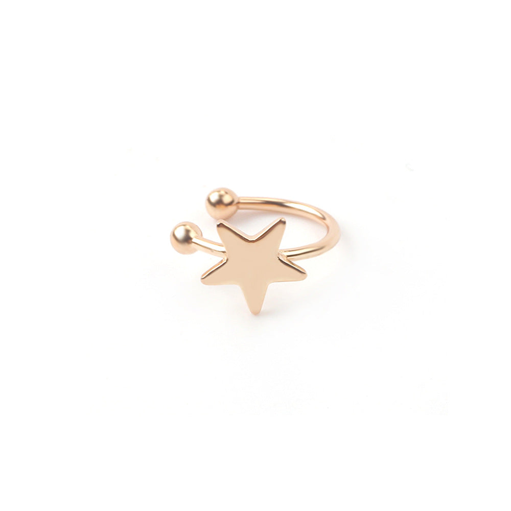 Creative Style Korean Clips Fashion Fashionmonger Stars Heart Ear Clip