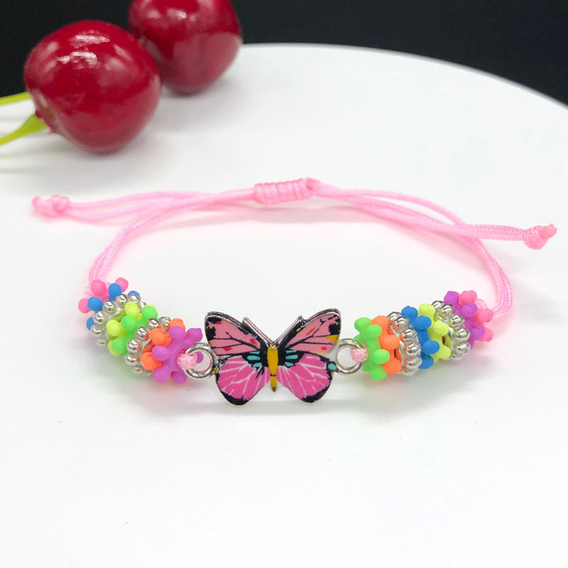 Cute Small Animal Creative Fashion Wax Line Bracelets