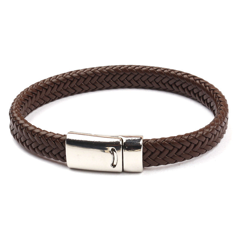 Korean Genuine Leather Couple Fashion Punk Bracelets