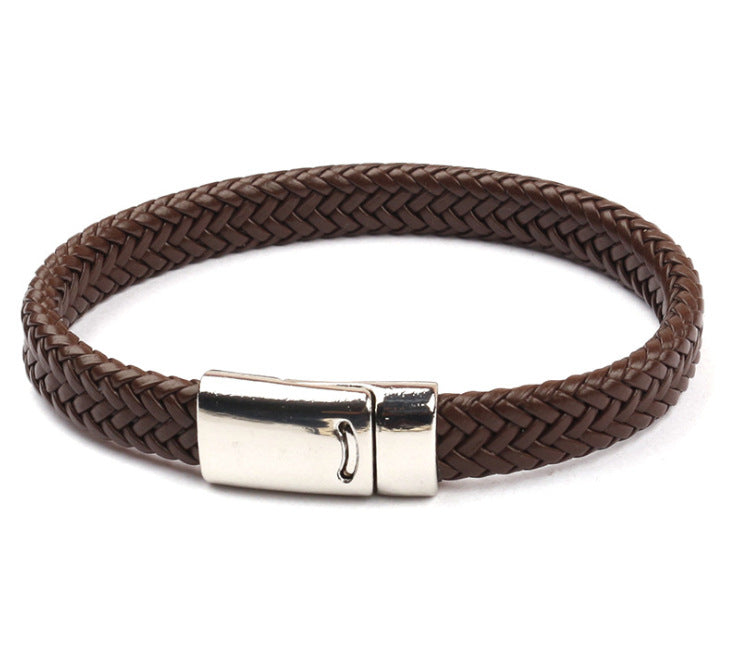 Korean Genuine Leather Couple Fashion Punk Bracelets