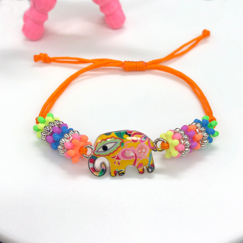 Cute Small Animal Creative Fashion Wax Line Bracelets