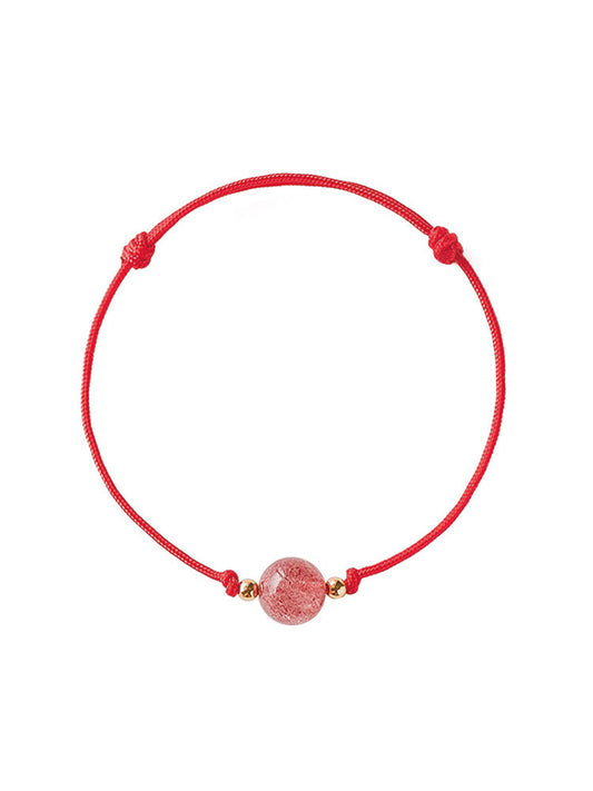 Bracelets faits à la main de style Mori pour petites amies simples à quartz pour femmes