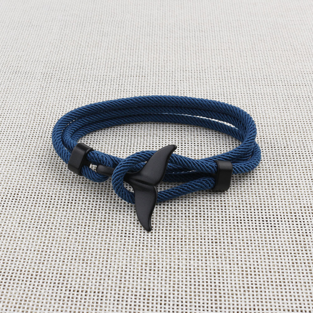 Anker-Stil Whale Tail Life Lovers Armbänder