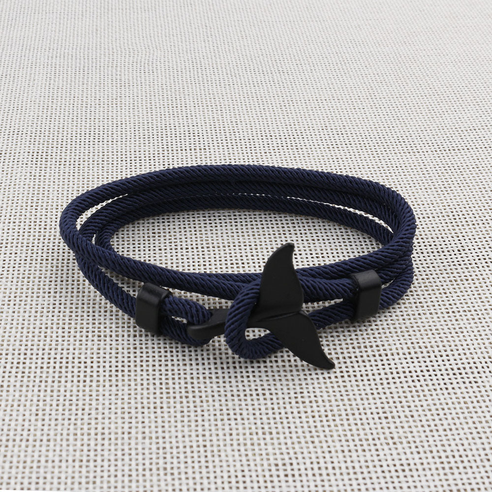 Anker-Stil Whale Tail Life Lovers Armbänder