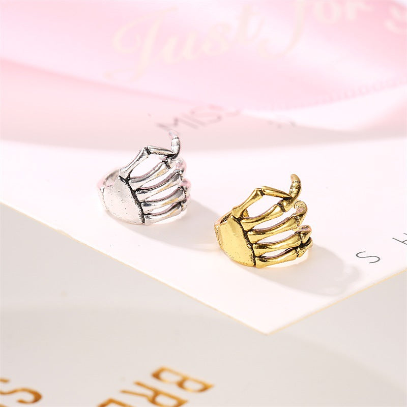 Fashion Unique Punk Style Skull Spine Ear Clip