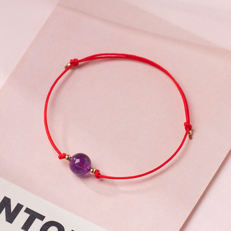 Bracelets faits à la main de style Mori pour petites amies simples à quartz pour femmes