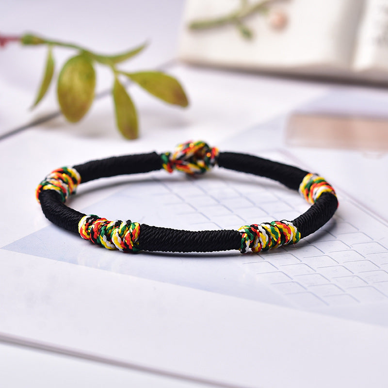 Handmade Woven Jin Gang Knot Life Bracelets