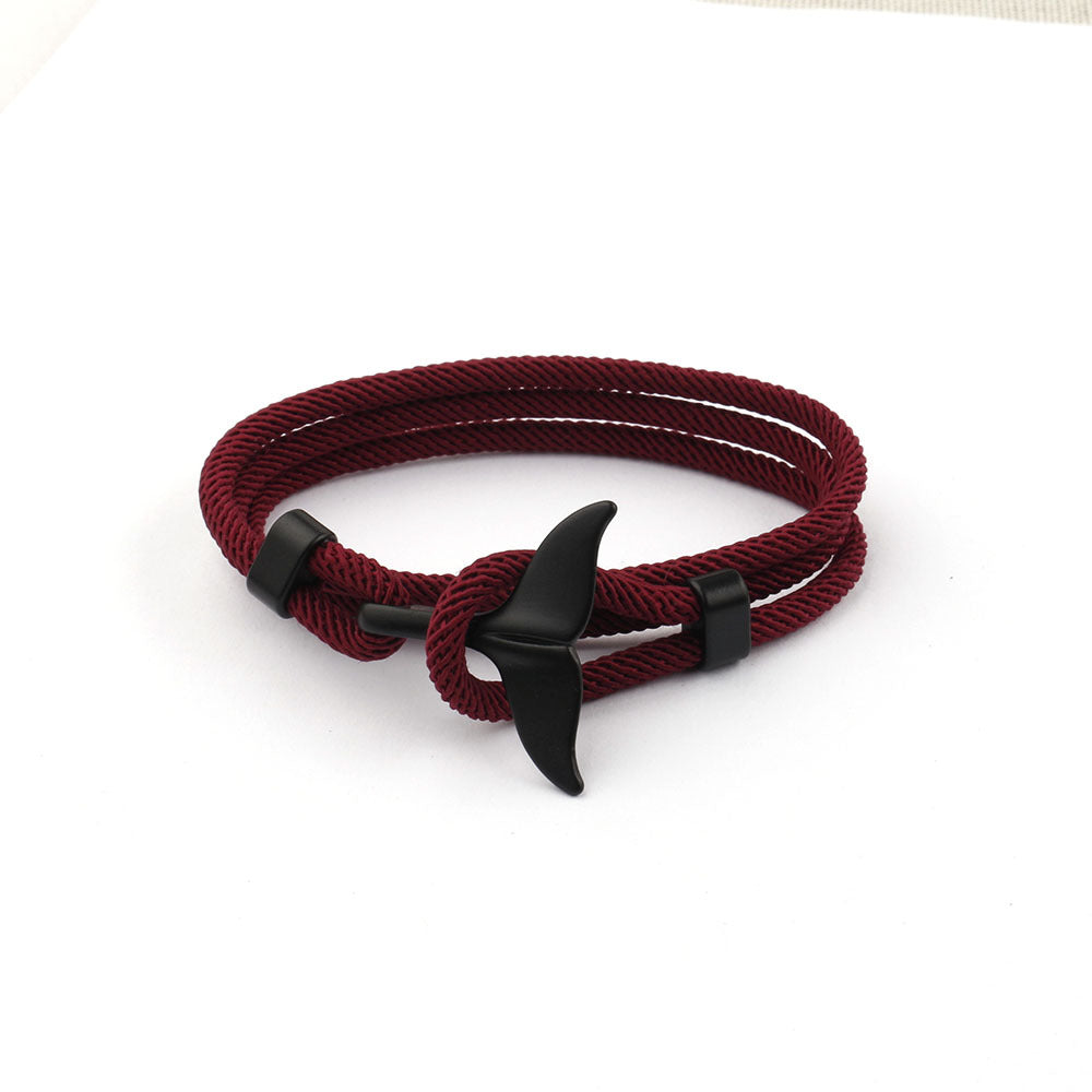 Anchor Style Whale Tail Life Lovers Bracelets