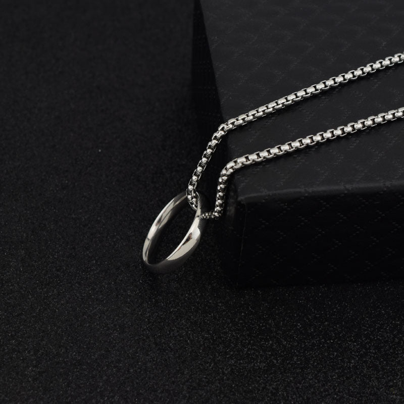 Titanium Steel Ornament Wang Stainless Pendants Necklaces