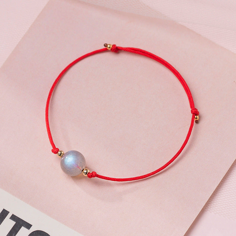 Bracelets faits à la main de style Mori pour petites amies simples à quartz pour femmes