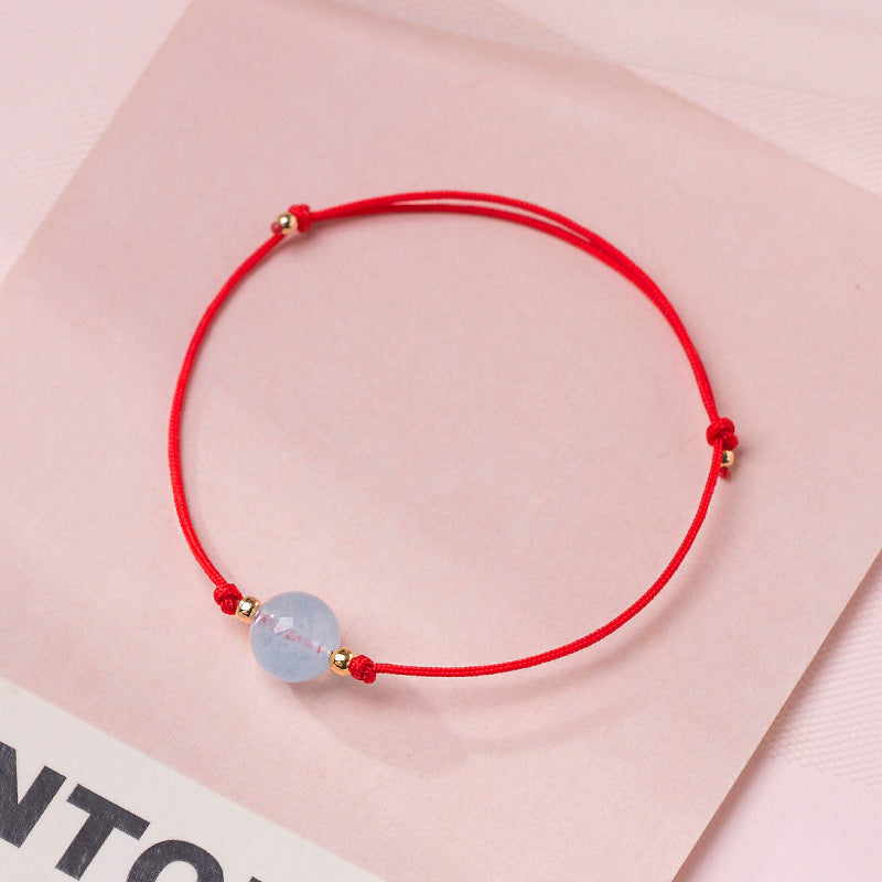 Bracelets faits à la main de style Mori pour petites amies simples à quartz pour femmes