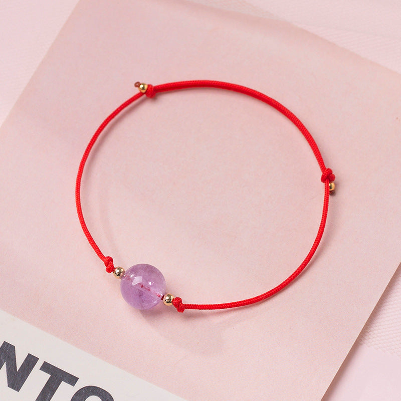 Bracelets faits à la main de style Mori pour petites amies simples à quartz pour femmes