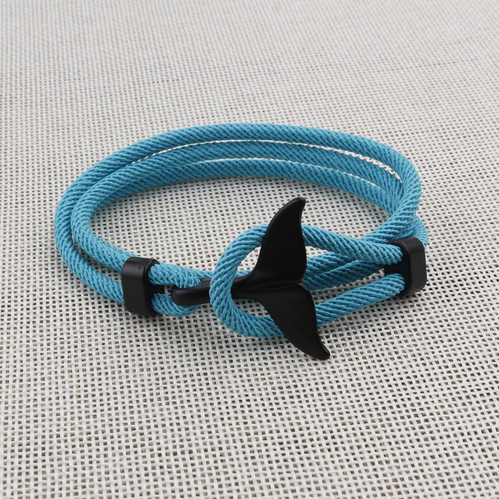 Anchor Style Whale Tail Life Lovers Bracelets