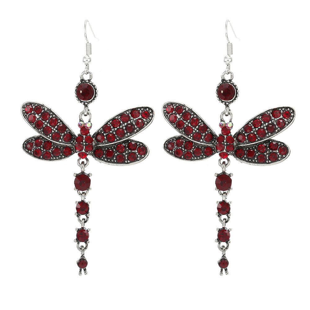 Women's Ethnic Style Vintage Tassel Dragonfly For Earrings