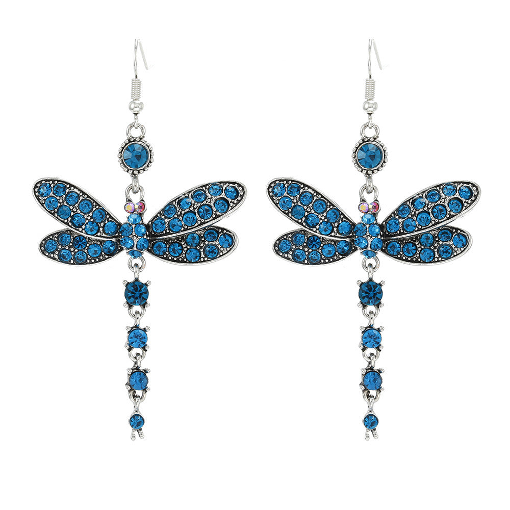 Women's Ethnic Style Vintage Tassel Dragonfly For Earrings