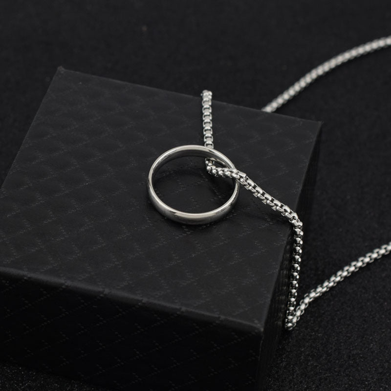 Titanium Steel Ornament Wang Stainless Pendants Necklaces