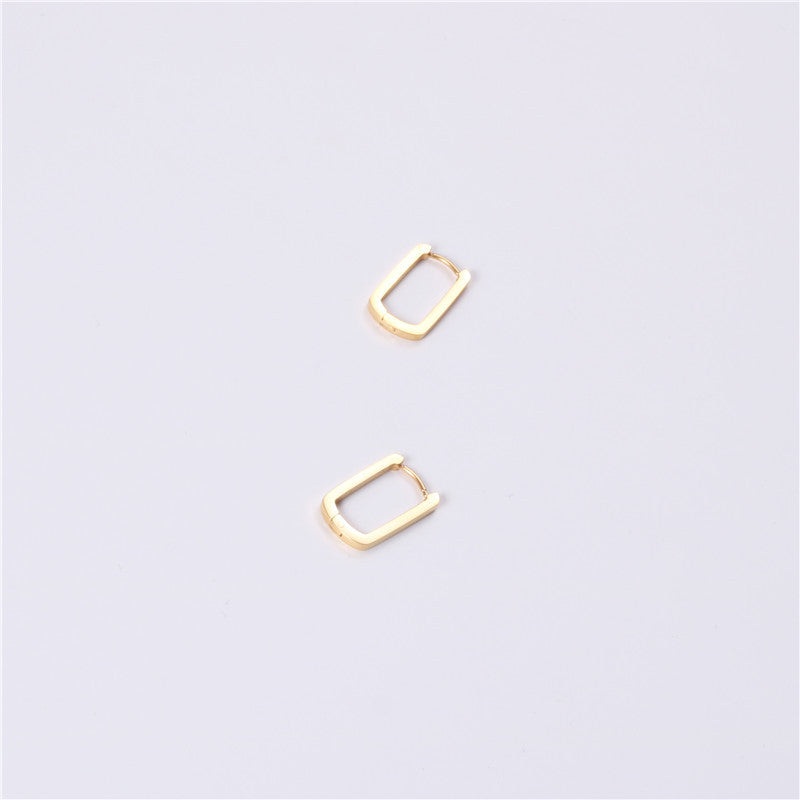 Women's Simple And Elegant U-shaped Exaggerated Gift Earrings