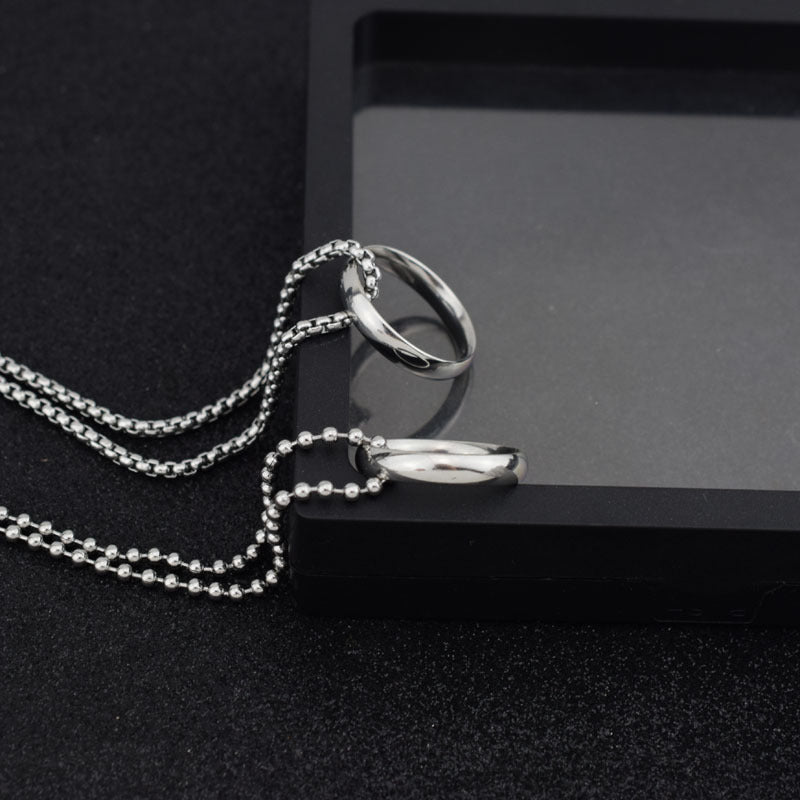 Titanium Steel Ornament Wang Stainless Pendants Necklaces