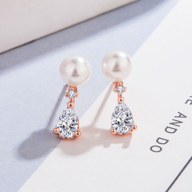 Sier Needle Li Duo Temperament Niche Earrings