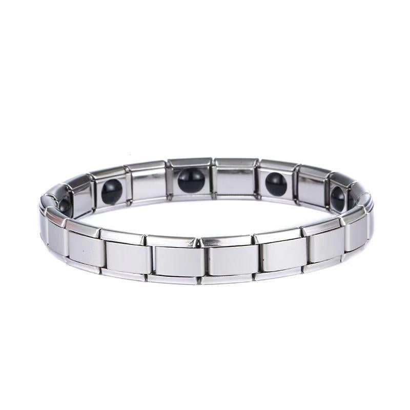 Women's & Men's & Simple Stainless Steel Magnetic Therapy Bracelets