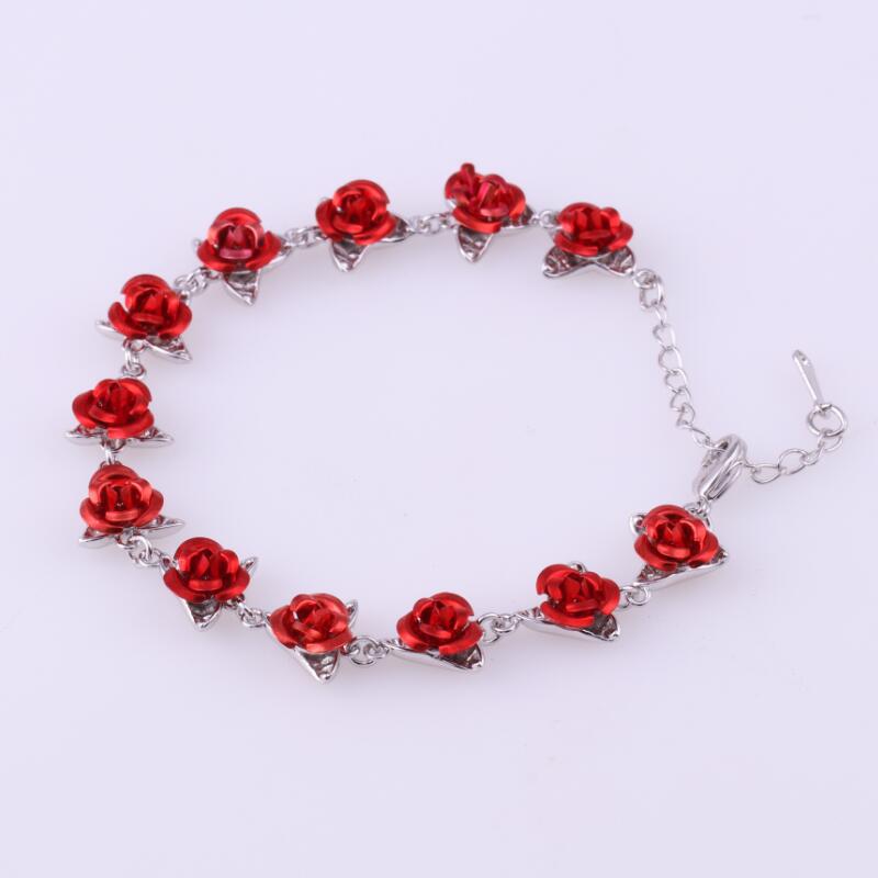 Women's Korean Style Simple Gold-plated Jewelry Rose Bracelets