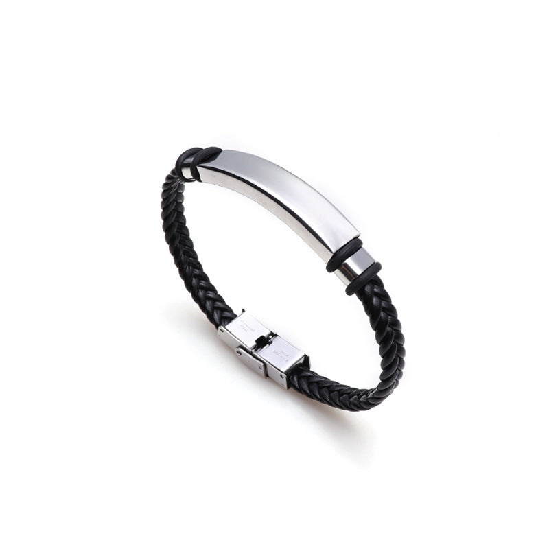 Men's Fashion Retro Titanium Steel Couple Gift Bracelets