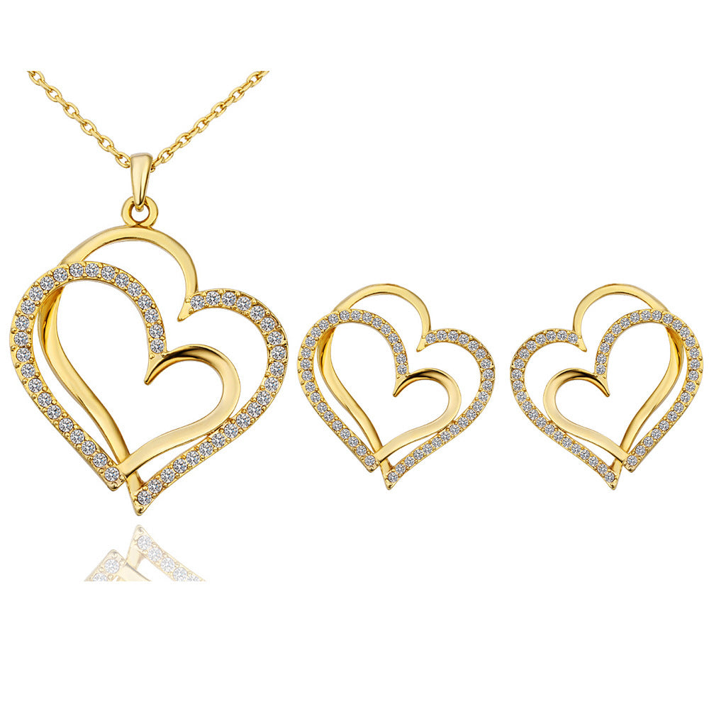 Classy Slouchy Graceful Fashion Korean Two-piece Jewelry Set