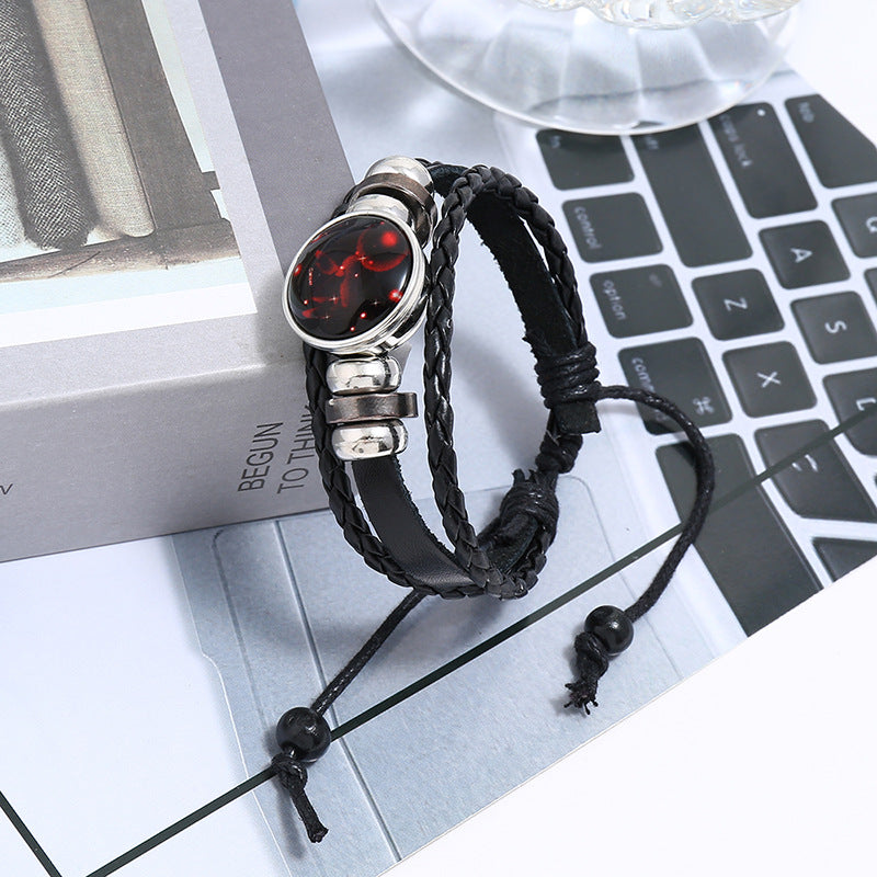 Cattle Leather Couple Small Gift Luminous Bracelets