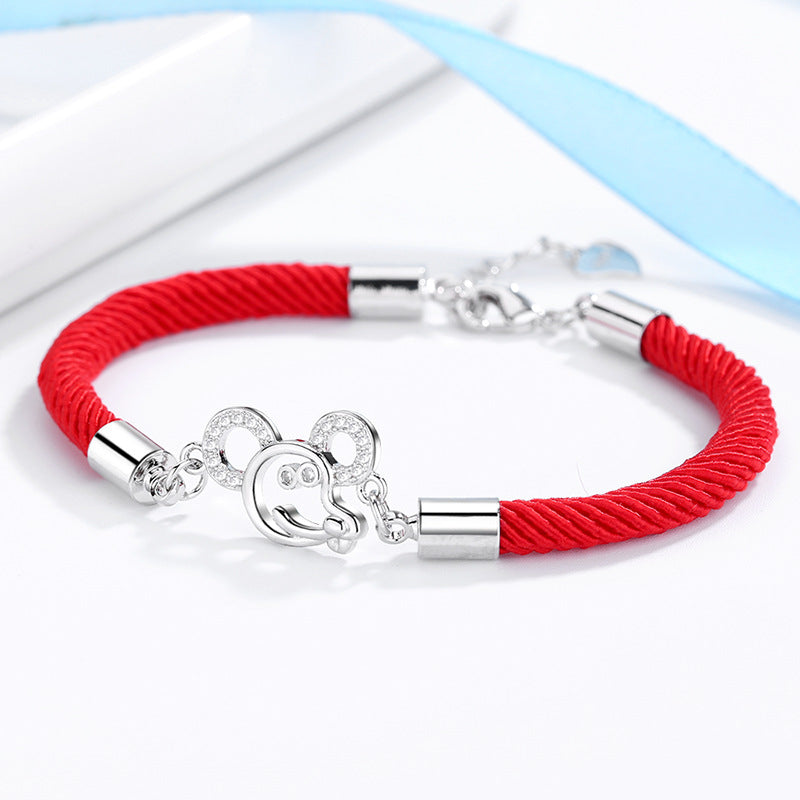 Rope Ladies Zodiac Rat Money Drawing Bracelets