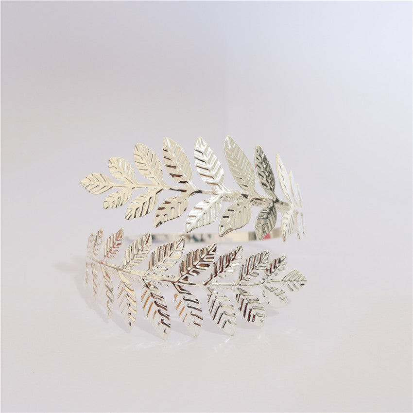 Armband Fashion Roman Goddess Branches Leaves Personality Punk Bracelet