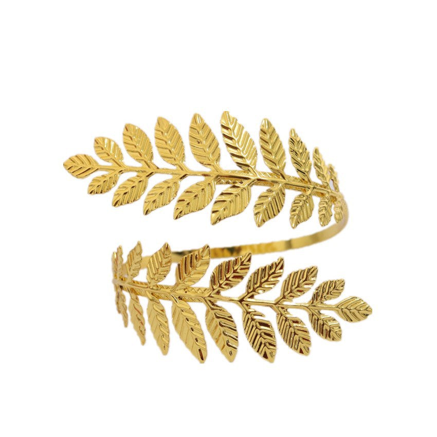 Armband Fashion Roman Goddess Branches Leaves Personality Punk Bracelet