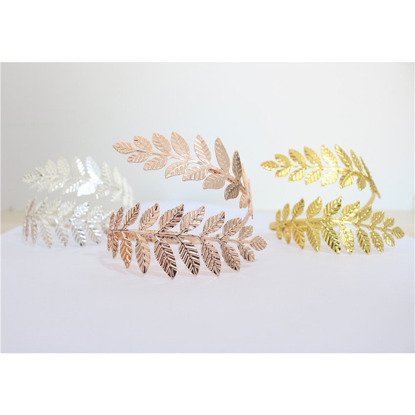 Armband Fashion Roman Goddess Branches Leaves Personality Punk Bracelet