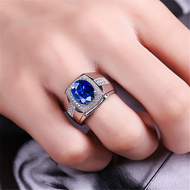 Jewelry Creative Style Luxury Oval Zircon Rings