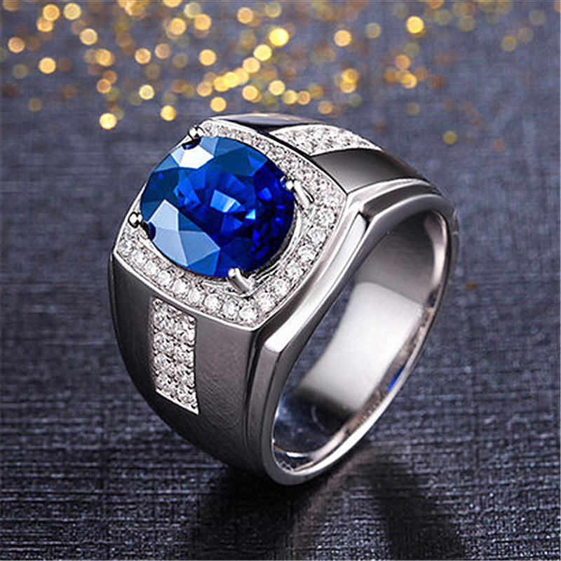 Jewelry Creative Style Luxury Oval Zircon Rings