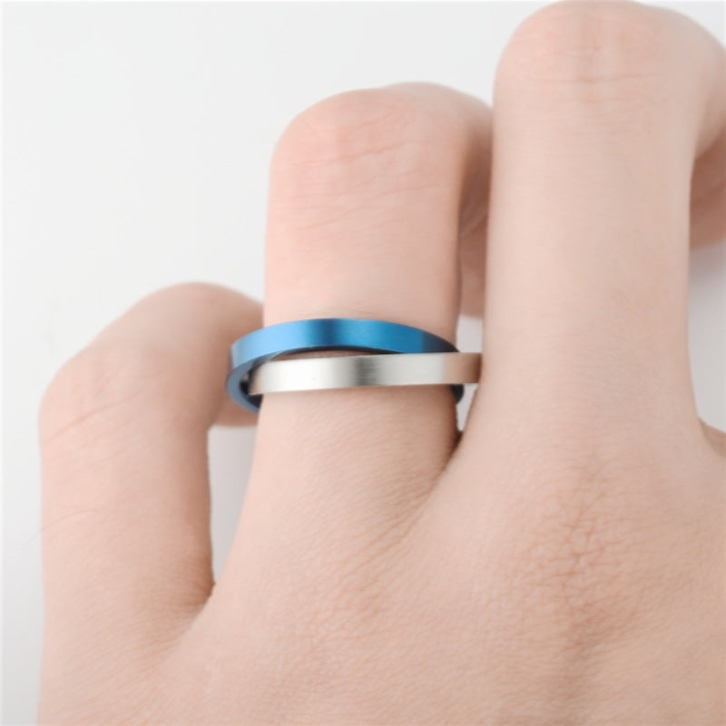 Decompression Spin Double Rotatable Niche Stainless Rings