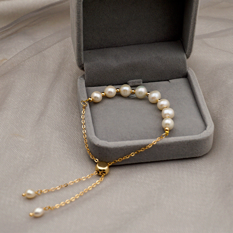 Water Pearl Simplicity Female Pull Design Bracelets