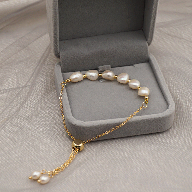 Water Pearl Simplicity Female Pull Design Bracelets