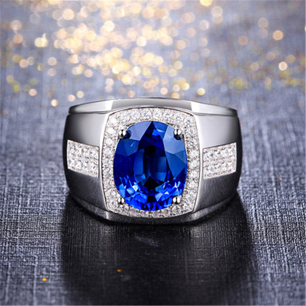 Jewelry Creative Style Luxury Oval Zircon Rings