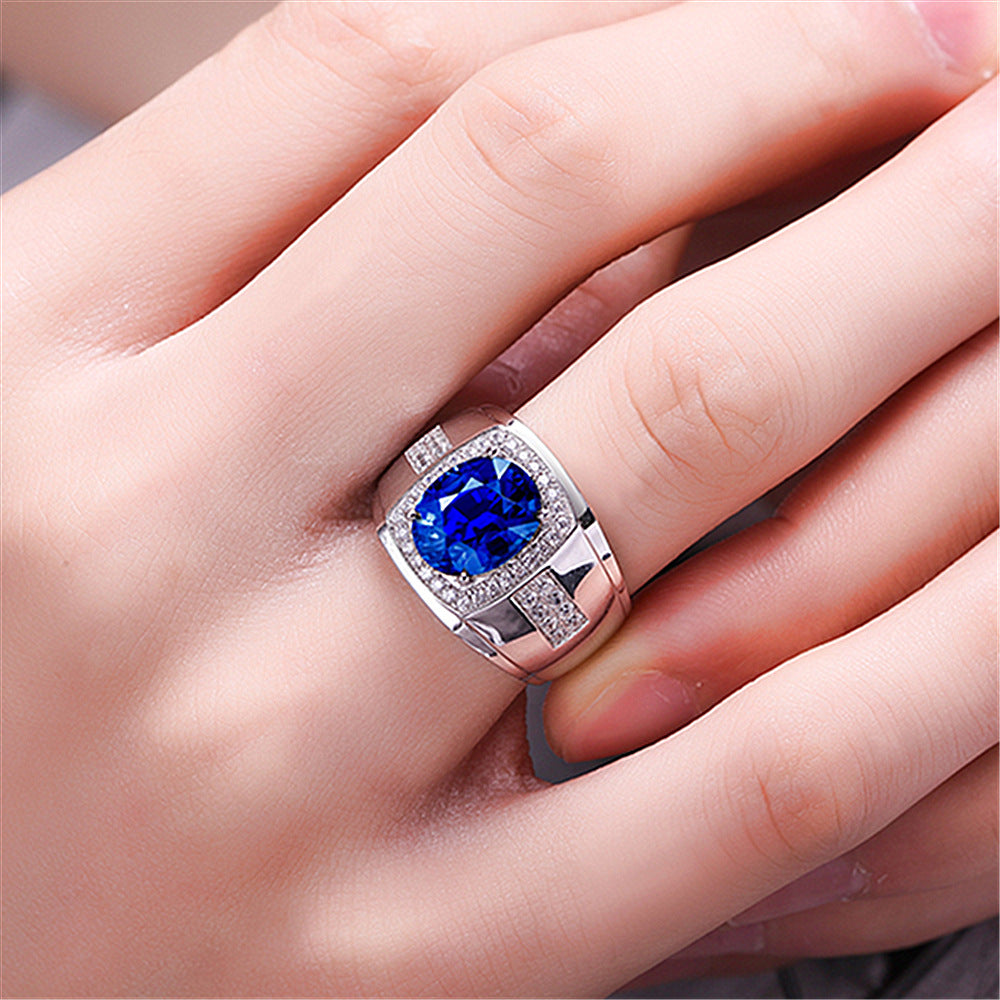 Jewelry Creative Style Luxury Oval Zircon Rings