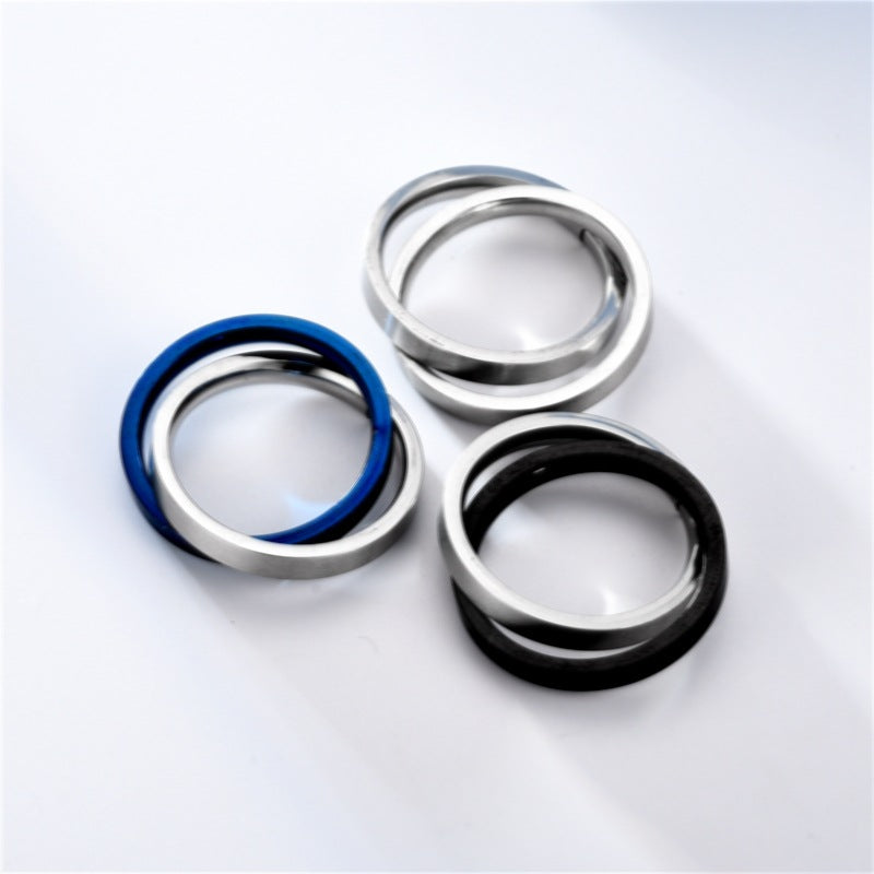 Decompression Spin Double Rotatable Niche Stainless Rings