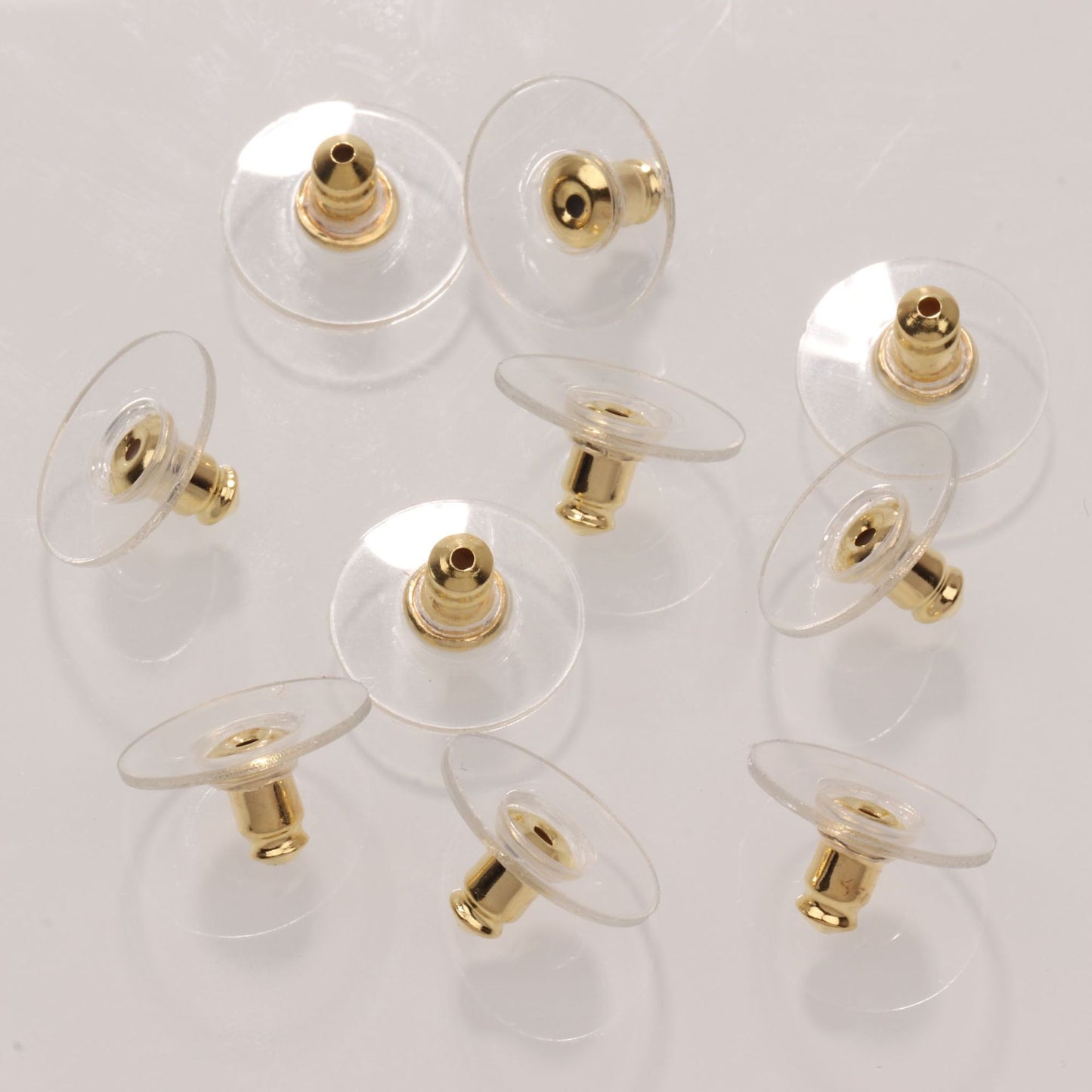 Transparent Silicone Hamburger Earplugs Ufo Earplug Stud Earrings