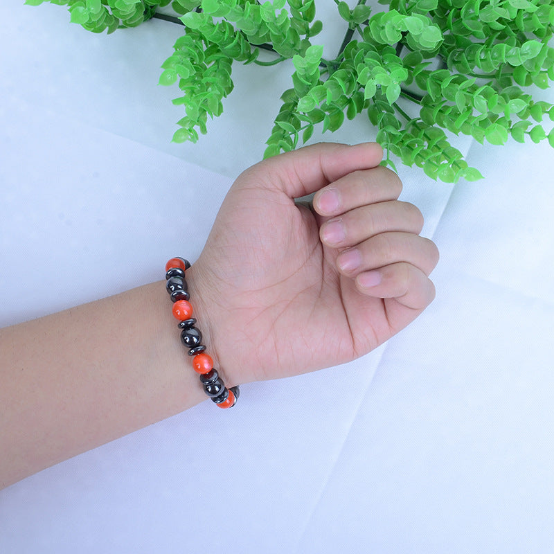 Fashion Black Magnet Ornament Health Stall Bracelets