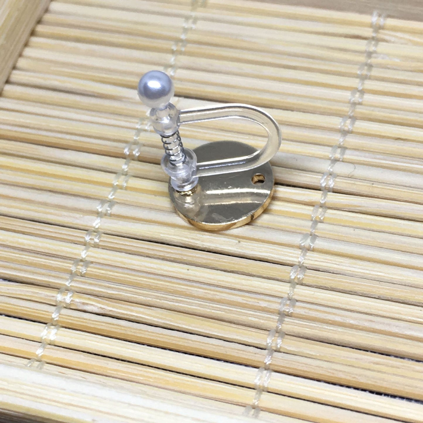 Transparent Resin Pearl U-shaped Converter Imitation Ear Clip