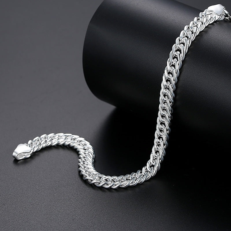 Men's Domineering Horsewhip Metal Chain Hip Hop High Street Bracelets