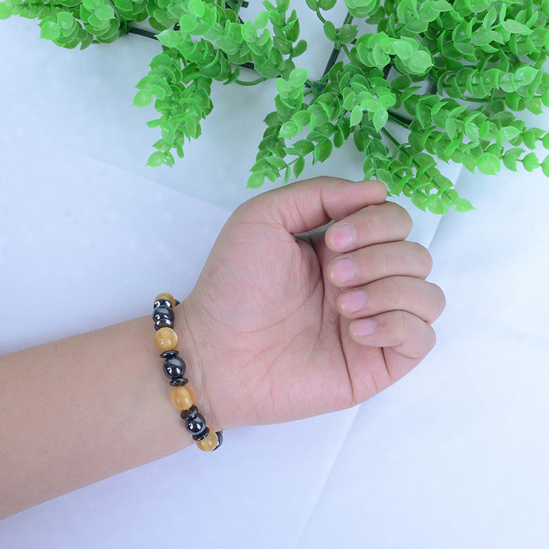 Fashion Black Magnet Ornament Health Stall Bracelets