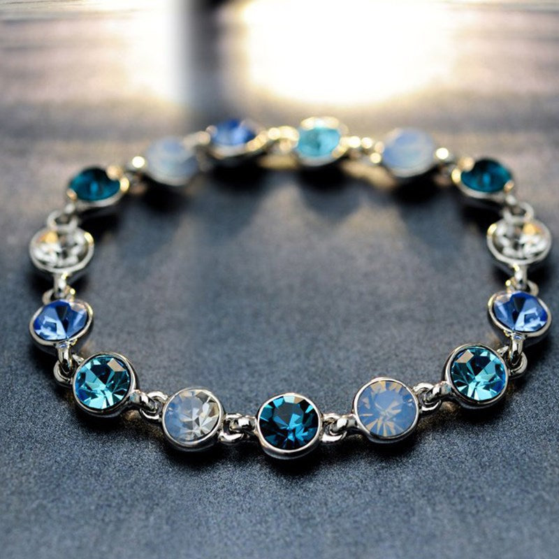 Women's Colorful Crystal Korean Style Jewelry Live Bracelets