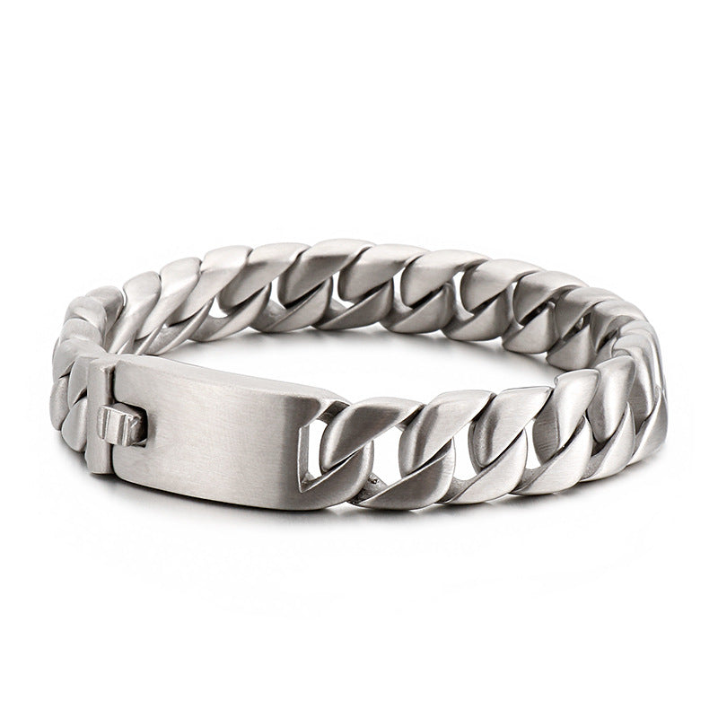 Men's Korean Style Simple Titanium Steel Fashion Bracelets