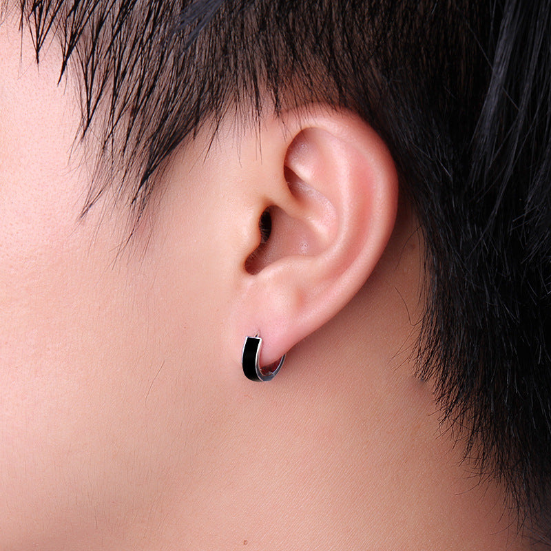 Men's Single Clip Personality Korean Style Stylish Simple Ear Buckle