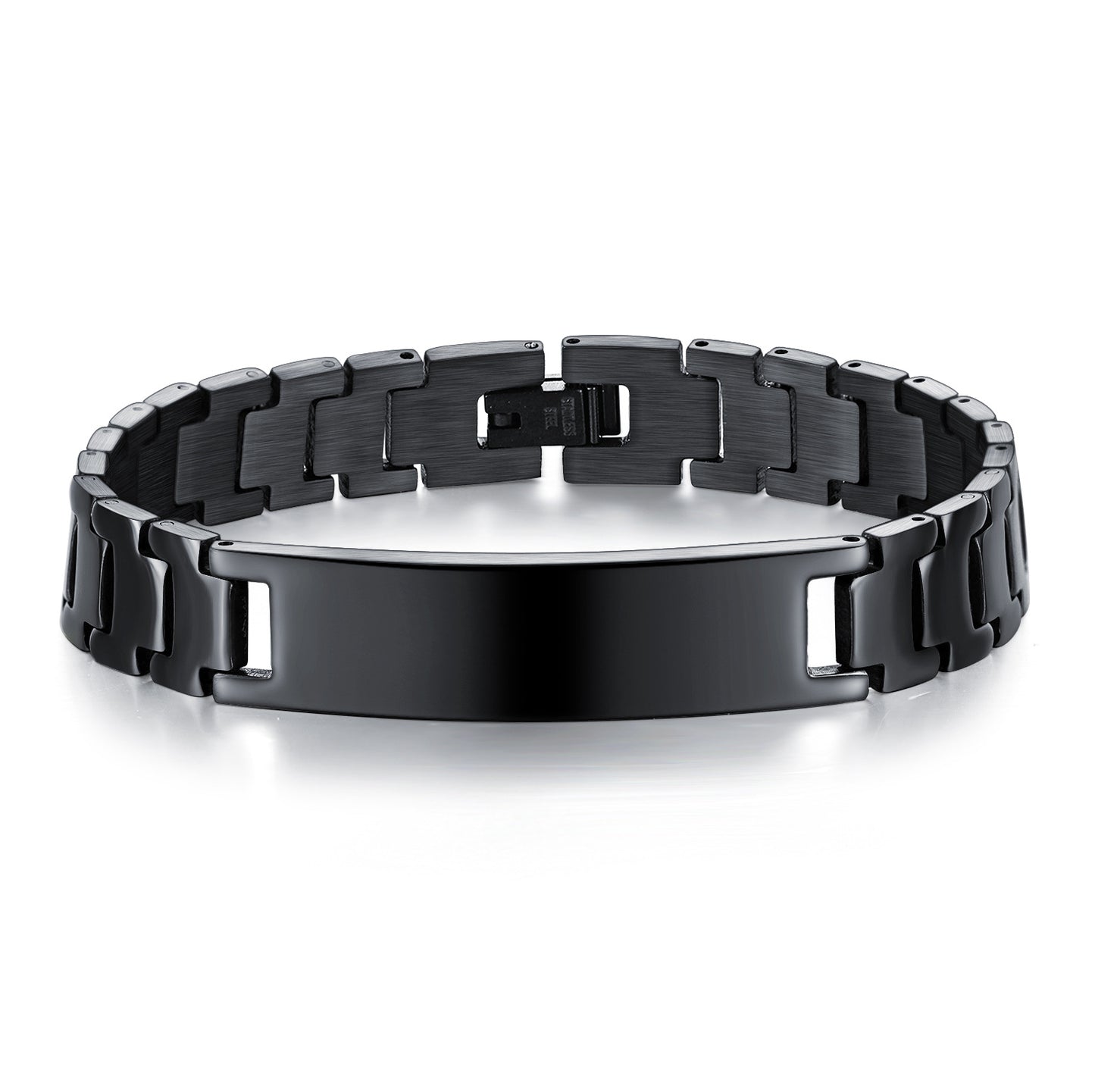 Chaîne pour hommes mode Simple en acier inoxydable réglable bijoux à main Bracelets en titane