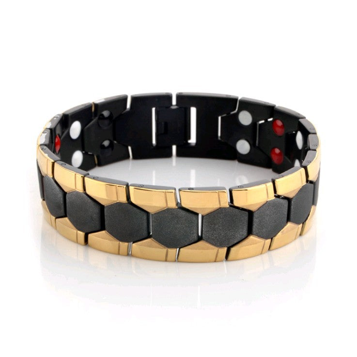 Men's Double Point Magnet Energy Detachable Spherical Bracelets